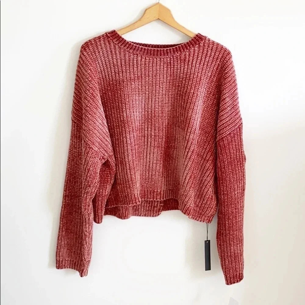 Blank NYC Surplice Back Dolman Sweater